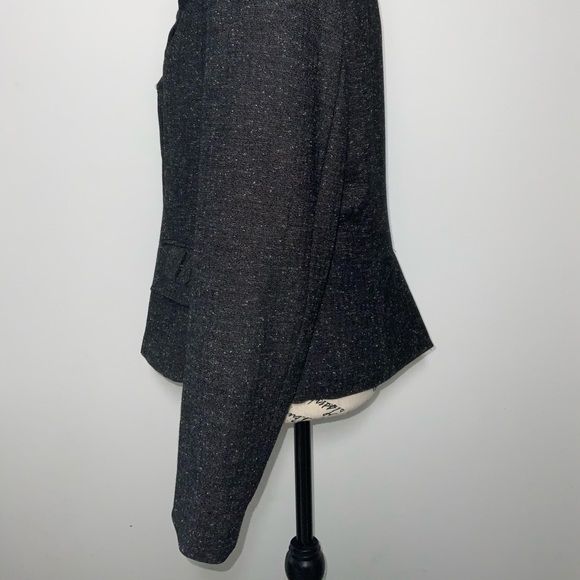 Ruffed Collar Classic Look Ruffle Trim Blazer - Picture 5 of 6